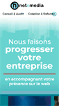 Mobile Screenshot of netemedia.fr